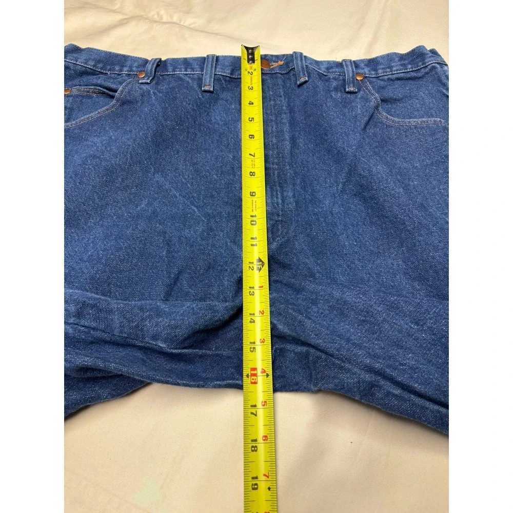 Wrangler Men Jeans 31MWZDN Dark Wash Relaxed Fit Cotton‎ 44x34